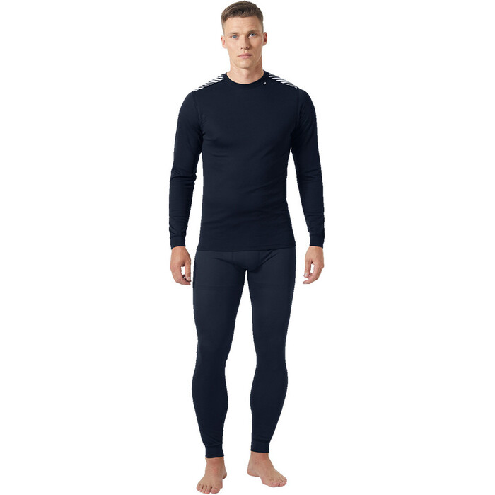 2024 Helly Hansen Mens Comfort Dry 2 Pack Base Layer 48676 - Navy